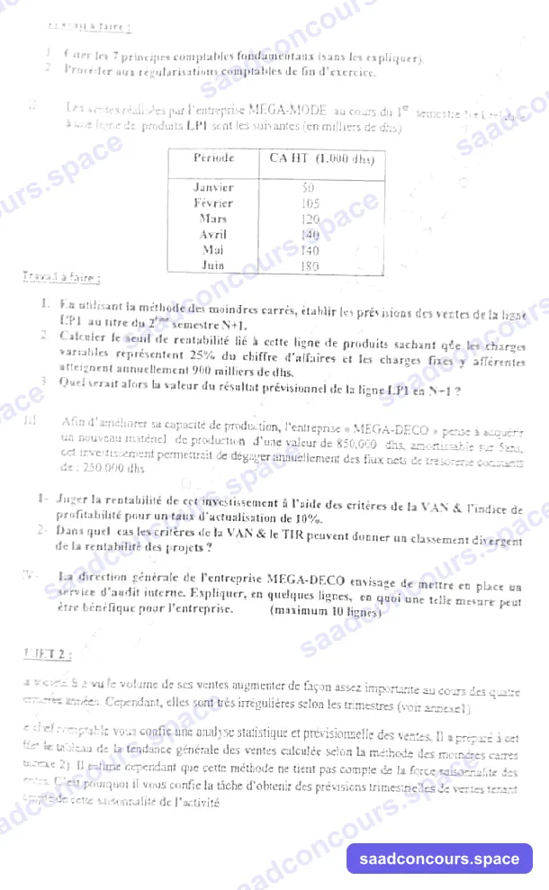 Extrait scanné — Faculté Polydisciplinaire de Tétouan 2017